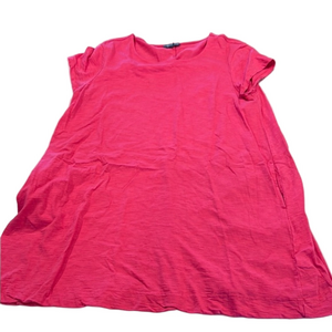 🦃 Fleur Bleve Women's Pink T-Shirt Dress with pockets size XL